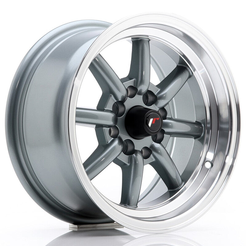 Carica immagine in Galleria Viewer, Cerchio Japan Racing JR-19 7x14 4x100/4x114.3 ET0 - Gunmetal
