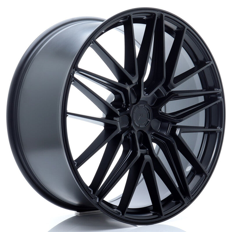 Carica immagine in Galleria Viewer, Cerchio Japan Racing JR-38 9,5x22 foratura su misura 5 fori ET15-51 - Nero opaco