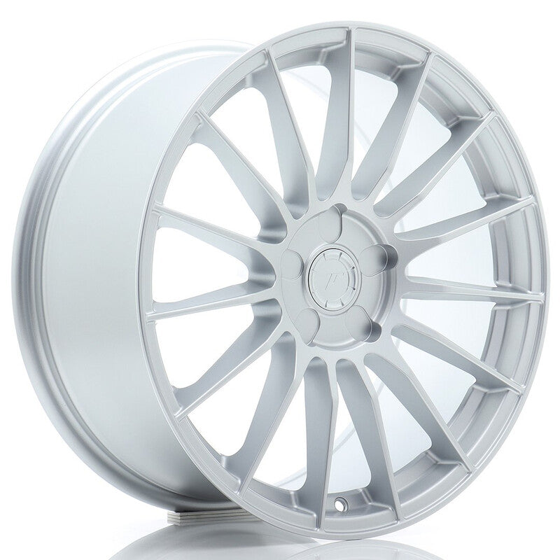Carica immagine in Galleria Viewer, Cerchio Japan Racing SL-05 Super Light 8x18 foratura su misura 5 fori ET20-40 - Argento lucidato