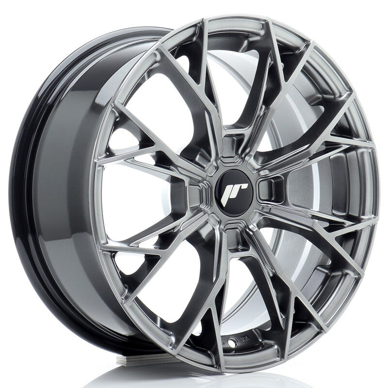 Carica immagine in Galleria Viewer, Cerchio Japan Racing JR-49 7x16 foratura su misura 4 fori ET20-42 - Hyper Black
