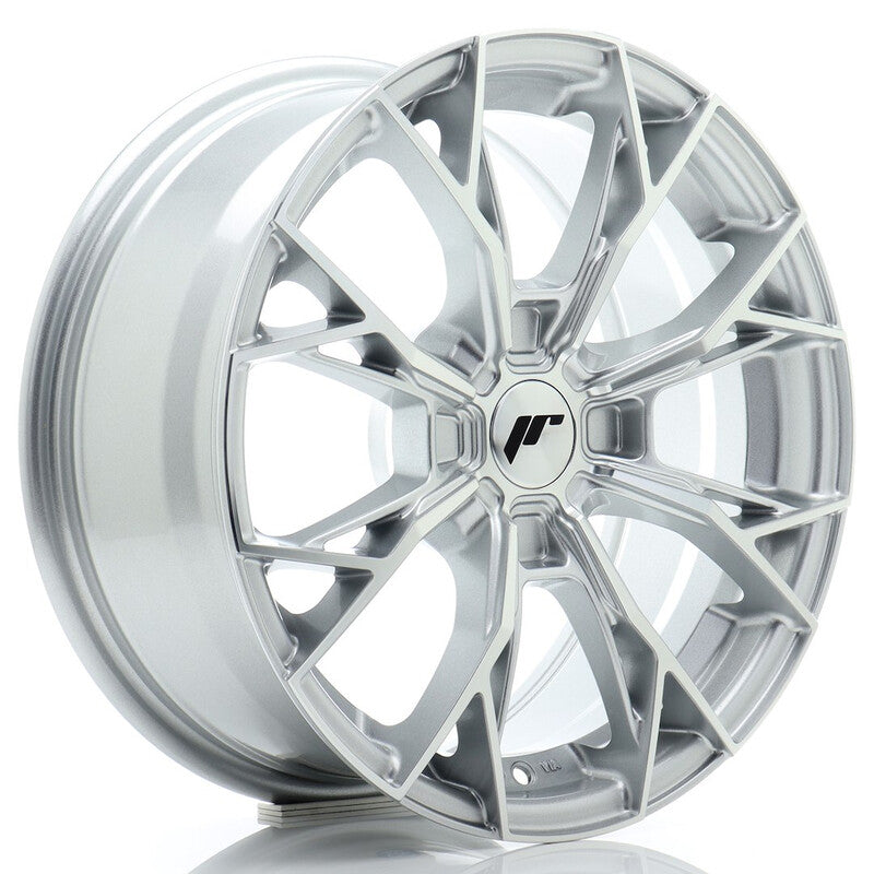 Carica immagine in Galleria Viewer, Cerchio Japan Racing JR-49 7x16 foratura su misura 4 fori ET20-42 - Argento lucidato