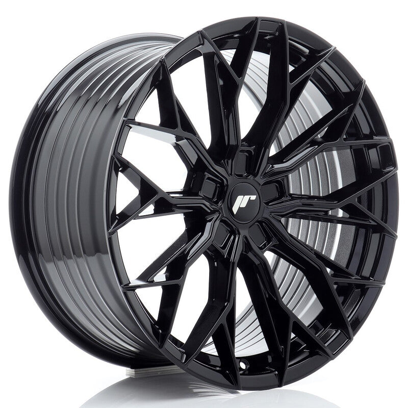 Carica immagine in Galleria Viewer, Cerchio Japan Racing JR-49 9x19 foratura su misura 5 fori ET20-40 - Nero lucido