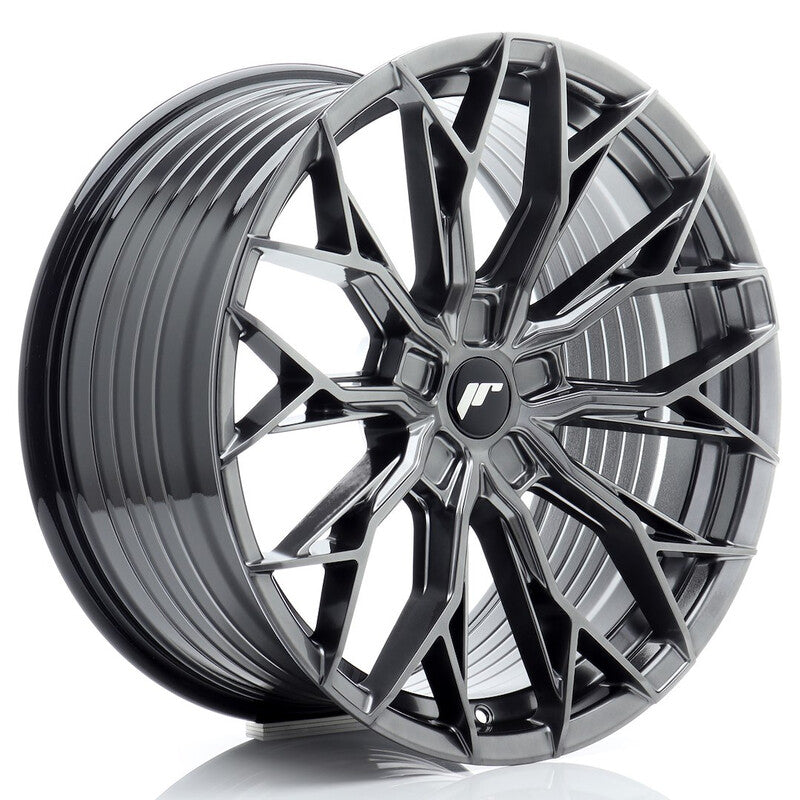 Carica immagine in Galleria Viewer, Cerchio Japan Racing JR-49 9,5x19 foratura su misura 5 fori ET20-45 - Hyper Black