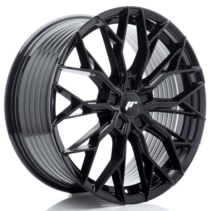 Carica immagine in Galleria Viewer, Cerchio Japan Racing JR-49 9x20 foratura su misura 5 fori ET20-51 - Nero lucido
