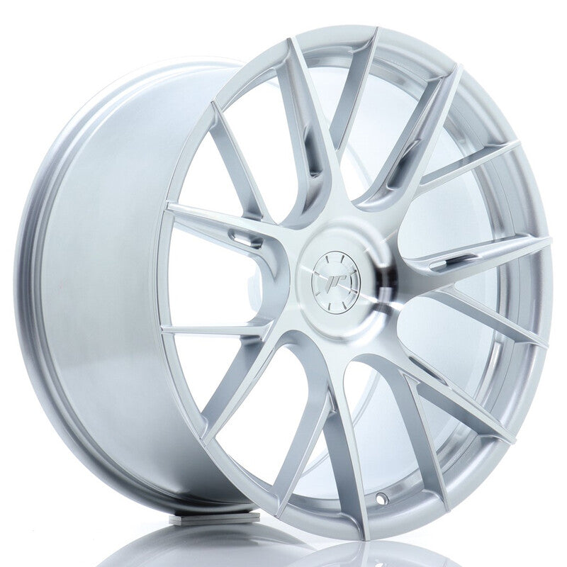 Carica immagine in Galleria Viewer, Cerchio Japan Racing JR-42 10,5x20 foratura su misura 5 fori ET20-48 - Argento