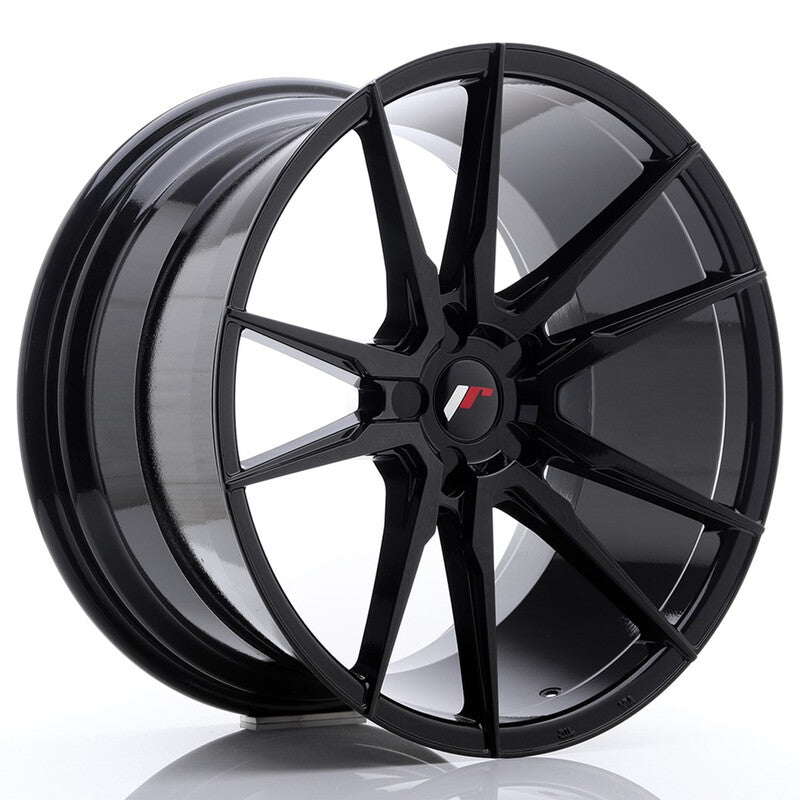 Carica immagine in Galleria Viewer, Cerchio Japan Racing JR-21 Extreme Concave 11x20 foratura su misura 5 fori ET30-50 - Nero lucido