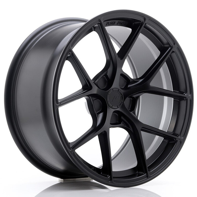 Carica immagine in Galleria Viewer, Cerchio Japan Racing SL-01 Super Light 9,5x18 foratura su misura 5 fori ET25-38 - Nero opaco