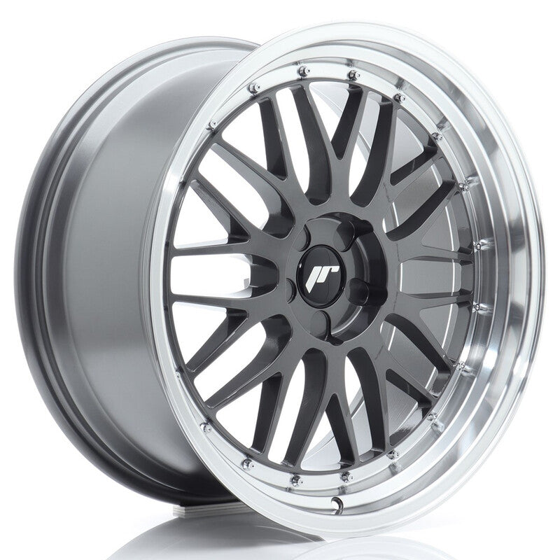 Carica immagine in Galleria Viewer, Cerchio Japan Racing JR-23 10x20 foratura su misura 5 fori ET20-40 - Hyper Gray