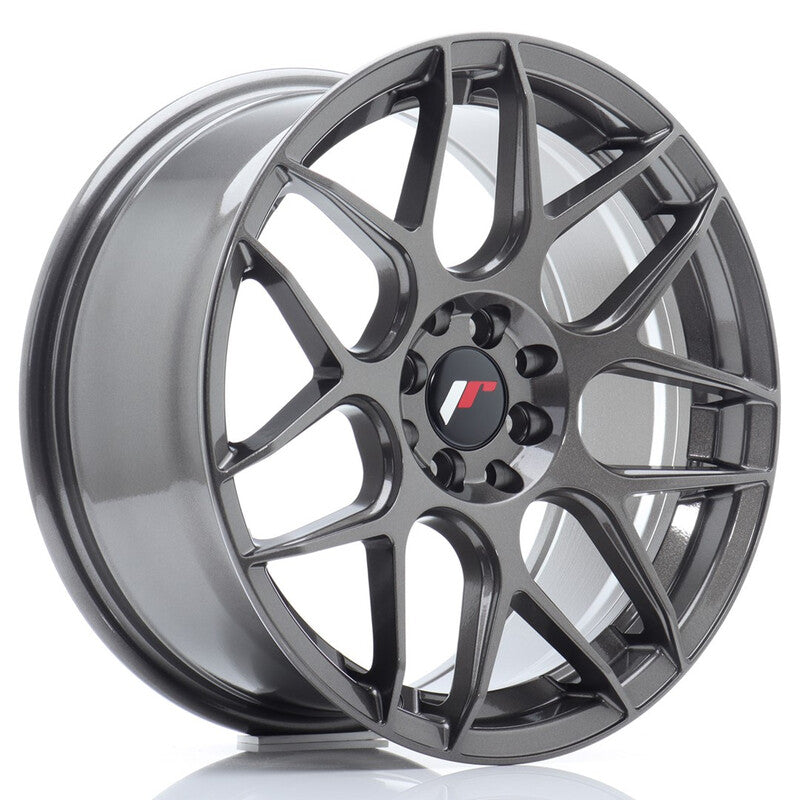 Carica immagine in Galleria Viewer, Cerchio Japan Racing JR-18 8x17 4x100/4x114.3 ET35 - Hyper Gray
