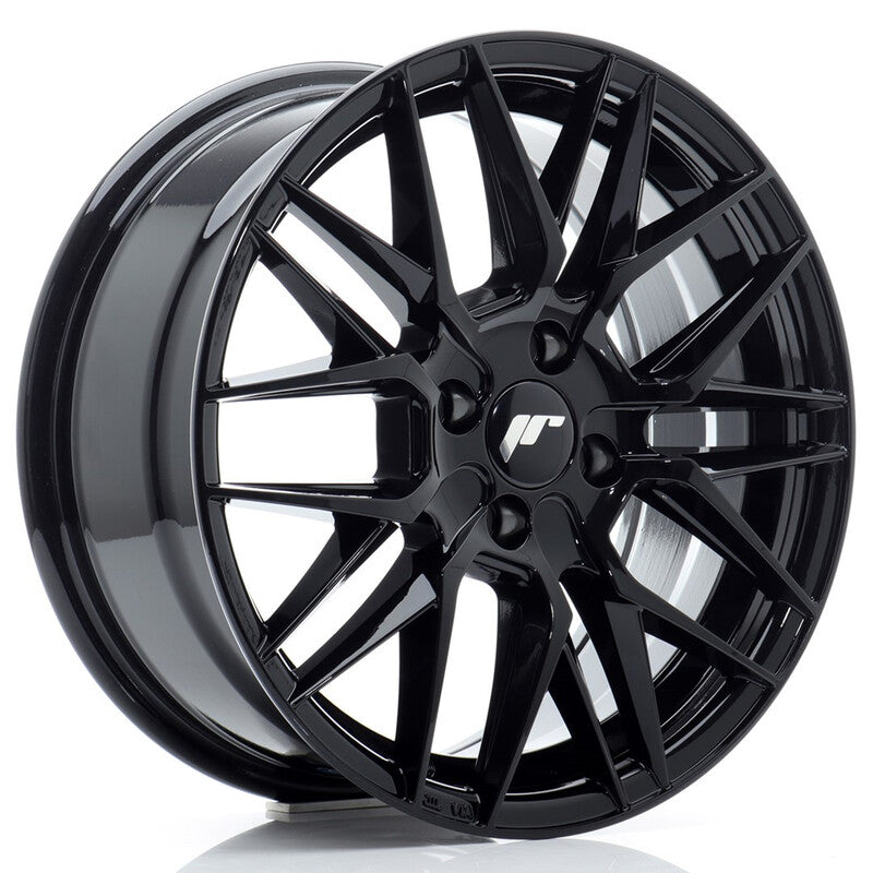 Carica immagine in Galleria Viewer, Cerchio Japan Racing JR-28 7x16 4x100 ET40 - Nero lucido - foro 67,1 mm