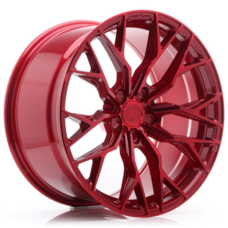 Carica immagine in Galleria Viewer, Cerchio Concaver CVR1 10,5x20 foratura su misura 5 fori ET15-45 - Rosso candy
