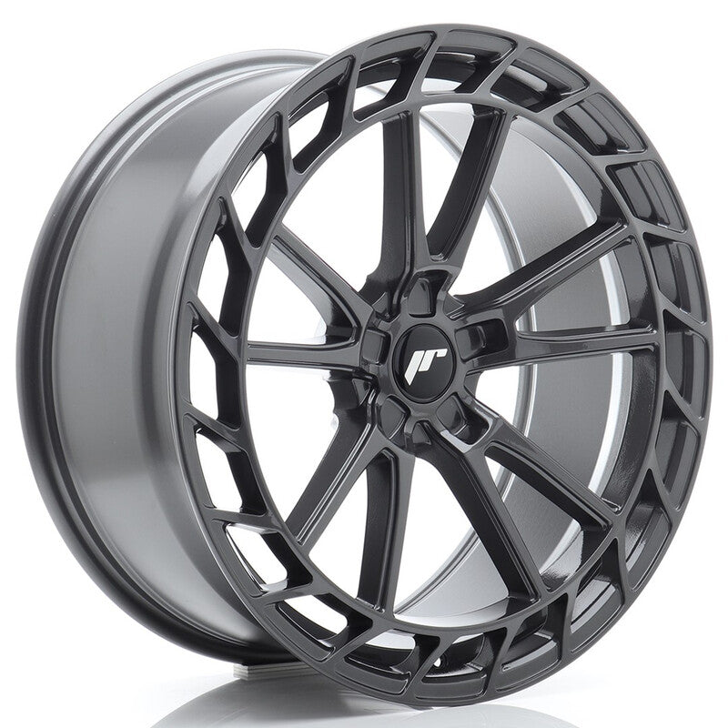 Carica immagine in Galleria Viewer, Cerchio Japan Racing JR-45 9,5x21 foratura su misura 5 fori ET15-35 - Hyper Gray