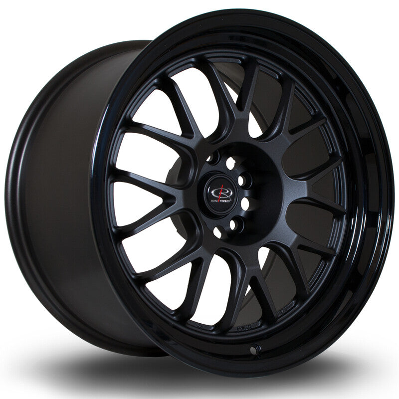 Carica immagine in Galleria Viewer, Cerchio Rota MXR 10x18 5x114.3 ET12 - Gunmetal con bordo nero lucido