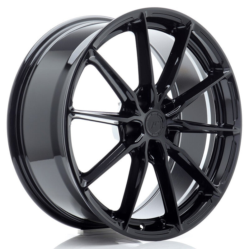 Carica immagine in Galleria Viewer, Cerchio Japan Racing JR-37 8,5x20 5x112 ET25 - Nero lucido