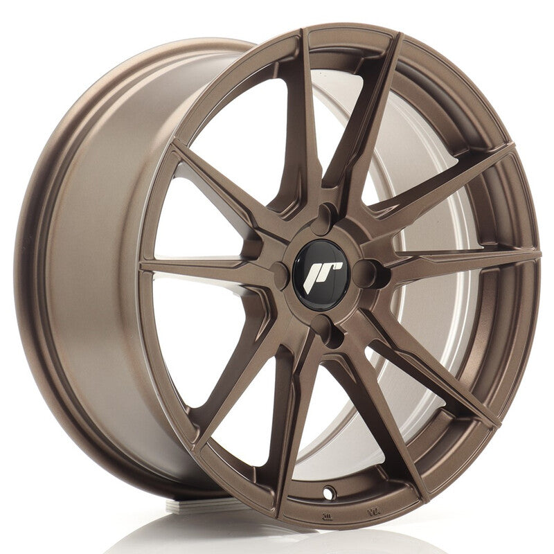 Carica immagine in Galleria Viewer, Cerchio Japan Racing JR-21 8x17 foratura su misura 4 fori ET20-35 - Bronzo