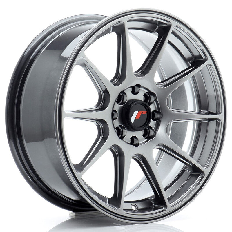 Carica immagine in Galleria Viewer, Cerchio Japan Racing JR-11 7x16 4x100/4x114.3 ET30 - Hyper Black