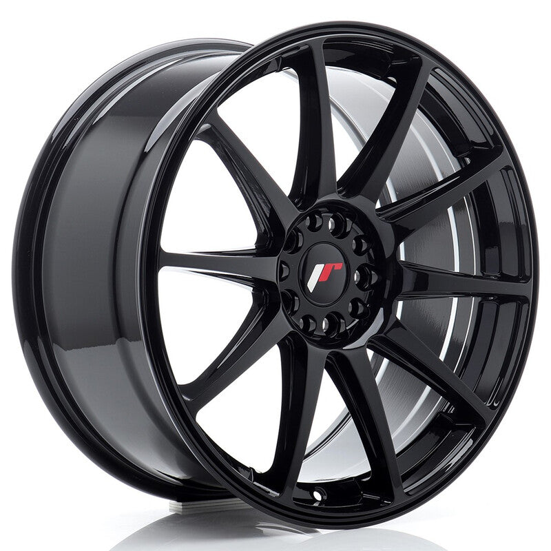 Carica immagine in Galleria Viewer, Cerchio Japan Racing JR-11 8,5x19 5x112/5x114.3 ET42 - Nero lucido