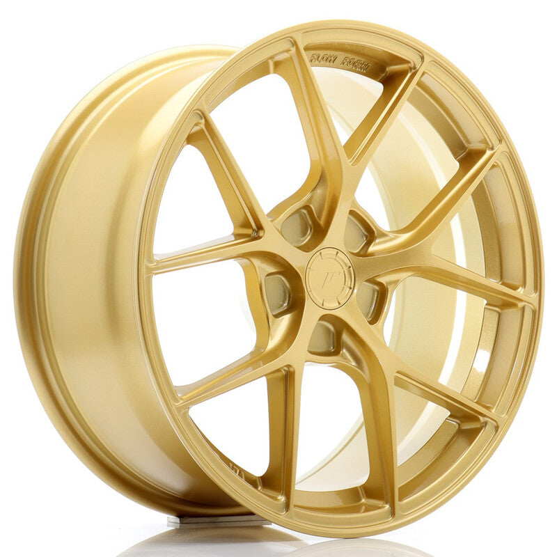 Carica immagine in Galleria Viewer, Cerchio Japan Racing SL-01 Super Light 8x18 foratura su misura 5 fori ET20-40 - Oro