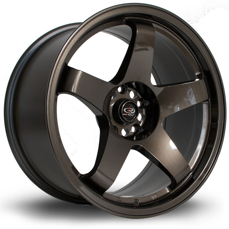 Carica immagine in Galleria Viewer, Cerchio Rota GTR 9,5x18 5x114.3 ET12 - Gunmetal