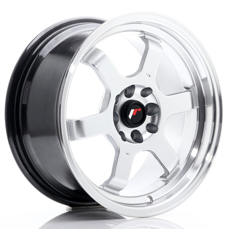 Carica immagine in Galleria Viewer, Cerchio Japan Racing JR-12 8x16 4x100/4x114.3 ET15 - Argento