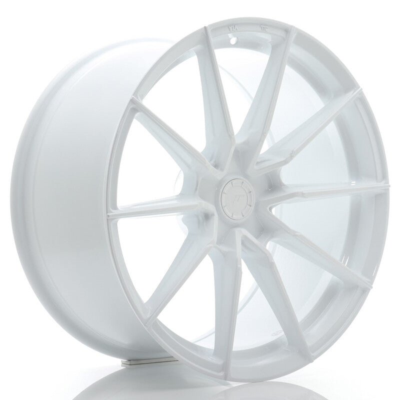 Carica immagine in Galleria Viewer, Cerchio Japan Racing SL-02 Super Light 10,5x19 foratura su misura 5 fori ET15-57 - Bianco