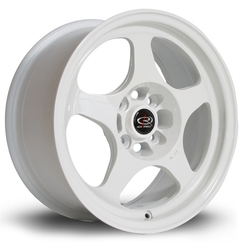 Carica immagine in Galleria Viewer, Cerchio Rota Slipstream 7x15 5x114.3 ET40 - Bianco - foro 73 mm