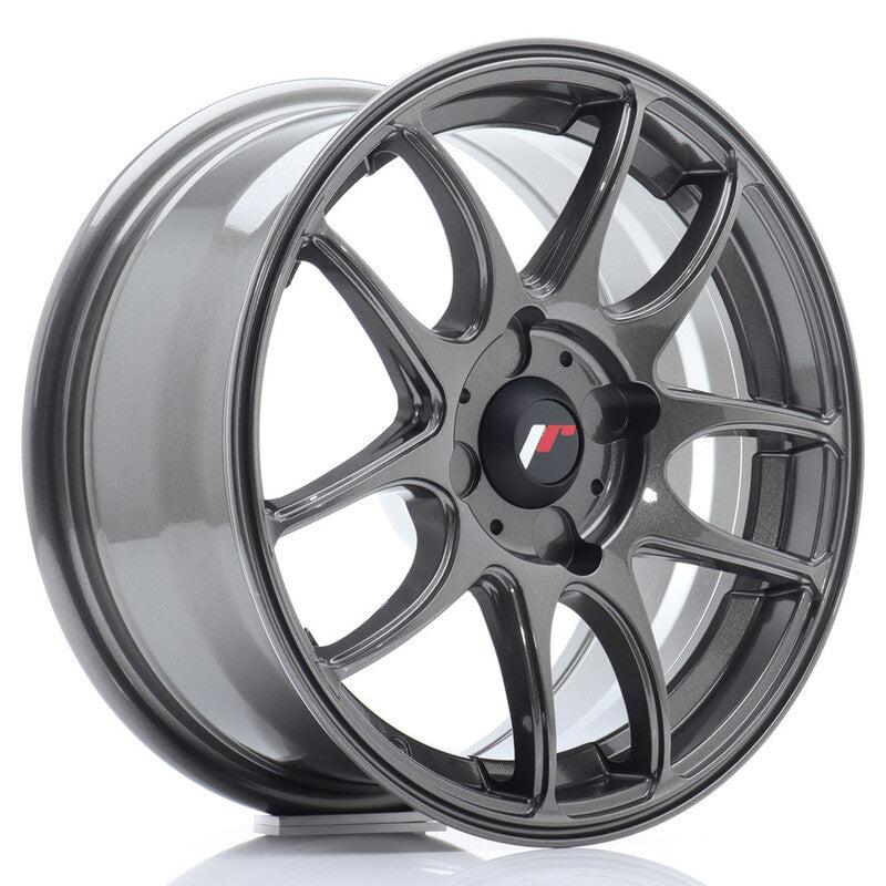 Carica immagine in Galleria Viewer, Cerchio Japan Racing JR-29 7x15 foratura su misura 4 fori ET20-42 - Hyper Gray