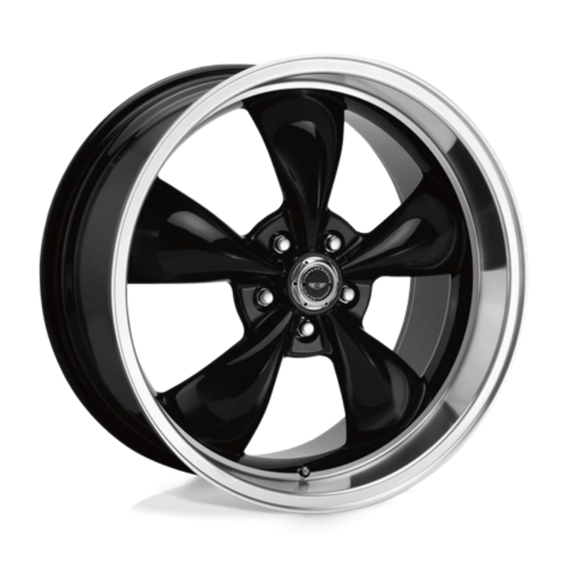 Carica immagine in Galleria Viewer, Cerchio American Racing AR105 Torq Thrust M 8x17 5x114.3 ET30 - Nero lucido con bordo lucidato