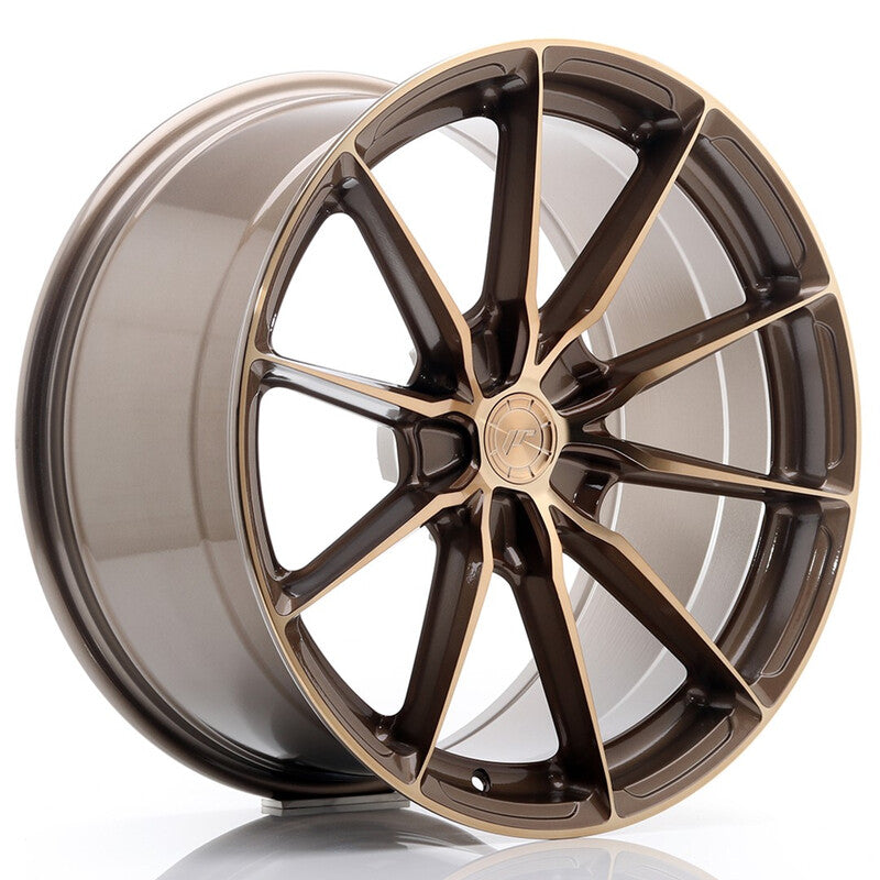 Carica immagine in Galleria Viewer, Cerchio Japan Racing JR-37 Extreme Concave 9,5x19 foratura su misura 5 fori ET20-45 - Bronzo