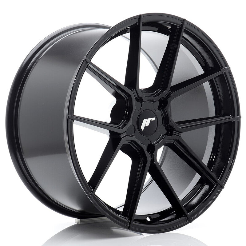 Carica immagine in Galleria Viewer, Cerchio Japan Racing JR-30 Extreme Concave 10,5x20 foratura su misura 5 fori ET15-45 - Nero lucido