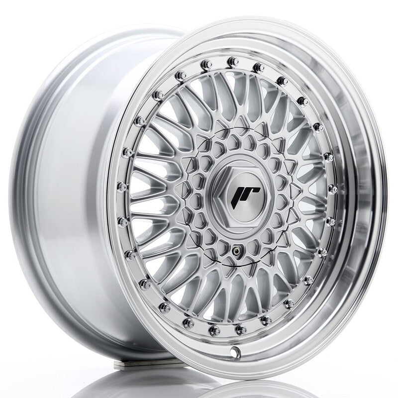 Carica immagine in Galleria Viewer, Cerchio Japan Racing JR-9 7,5x16 4x100/4x108 ET25 - Argento lucidato