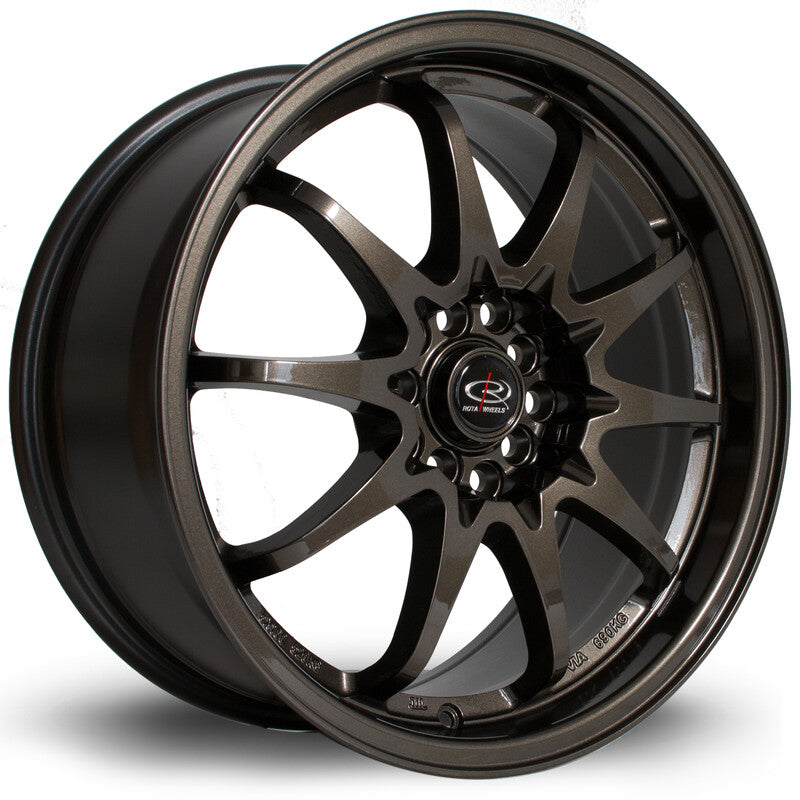 Carica immagine in Galleria Viewer, Cerchio Rota Fighter 8x17 5x100/5x114.3 ET48 - Gunmetal