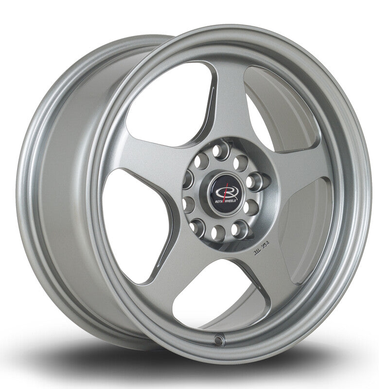 Carica immagine in Galleria Viewer, Cerchio Rota Slipstream 7x16 4x100 ET40 - Argento lucidato - foro 67,1 mm