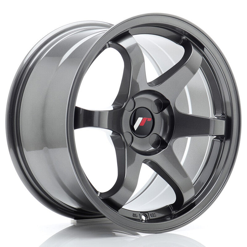 Carica immagine in Galleria Viewer, Cerchio Japan Racing JR-3 Extreme Concave 9x17 foratura su misura 4 fori ET20-35 - Gunmetal