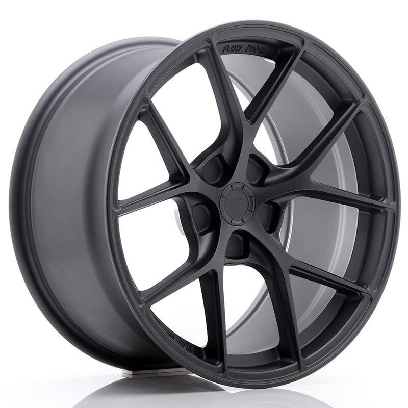 Carica immagine in Galleria Viewer, Cerchio Japan Racing SL-01 Super Light 9,5x18 foratura su misura 5 fori ET25-38 - Gunmetal