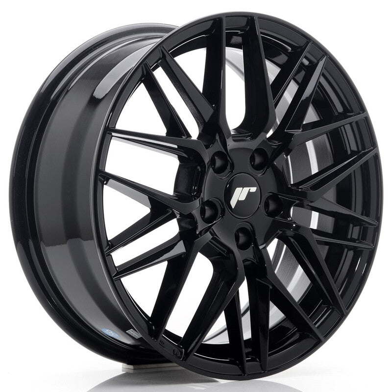 Carica immagine in Galleria Viewer, Cerchio Japan Racing JR-28 7x17 5x114.3 ET40 - Nero lucido