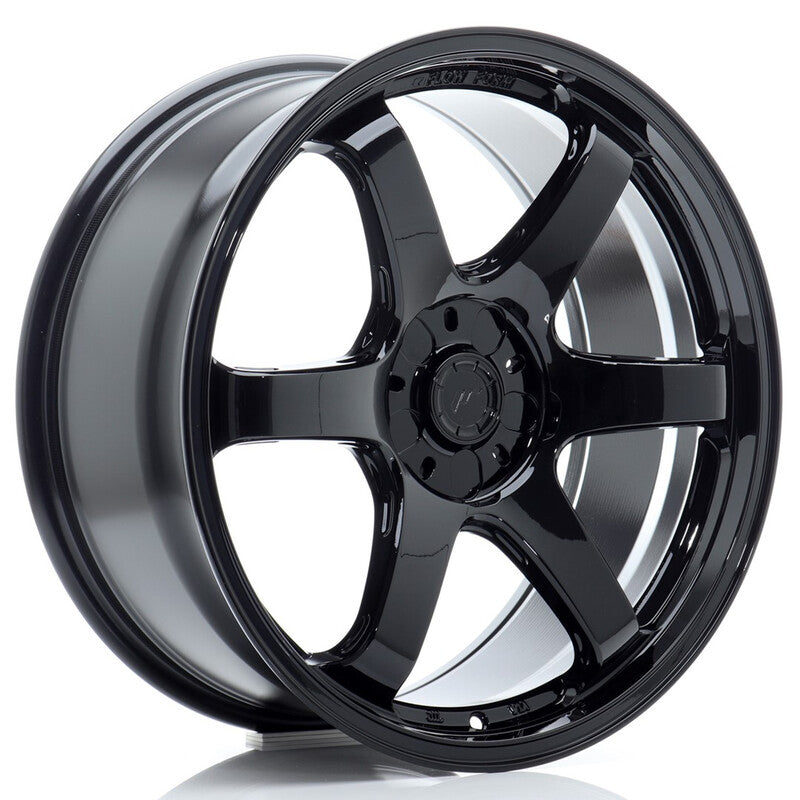 Carica immagine in Galleria Viewer, Cerchio Japan Racing SL-03 Super Light 9x19 foratura su misura 5 fori ET20-45 - Nero lucido