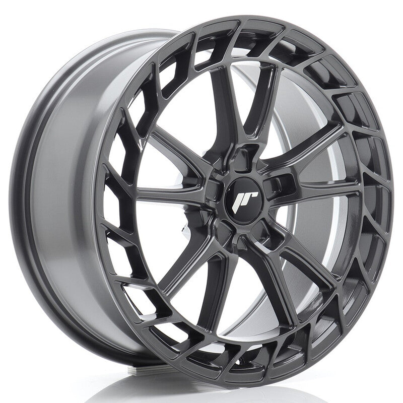 Carica immagine in Galleria Viewer, Cerchio Japan Racing JR-45 8,5x19 foratura su misura 5 fori ET20-50 - Hyper Gray