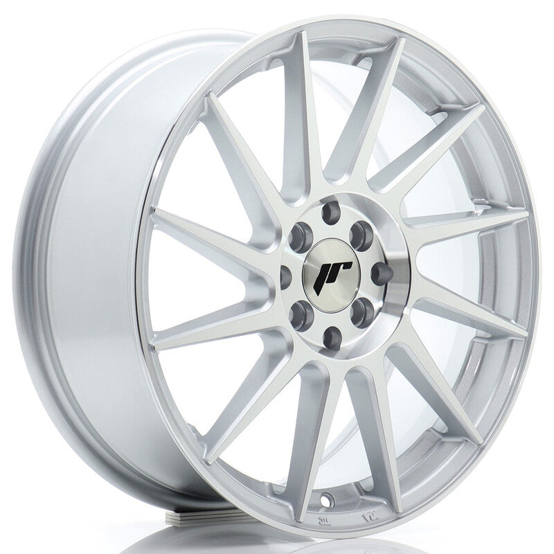 Carica immagine in Galleria Viewer, Cerchio Japan Racing JR-22 7x17 4x100/4x114.3 ET40 - Argento