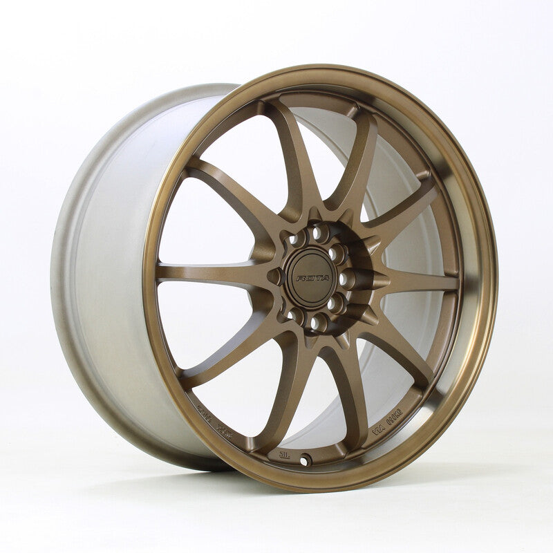 Carica immagine in Galleria Viewer, Cerchio Rota Fighter 8,5x18 5x100/5x114.3 ET44 - Bronzo