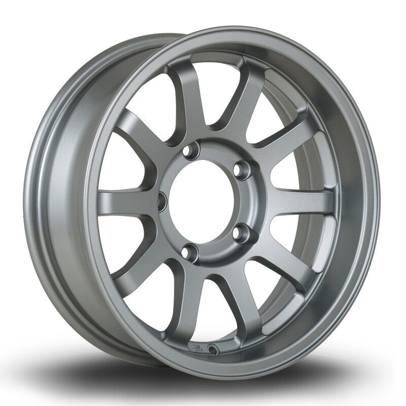 Carica immagine in Galleria Viewer, Cerchio Rota JVEE 5,5x16 5x139.7 ET-20 - Grigio metallizzato opaco