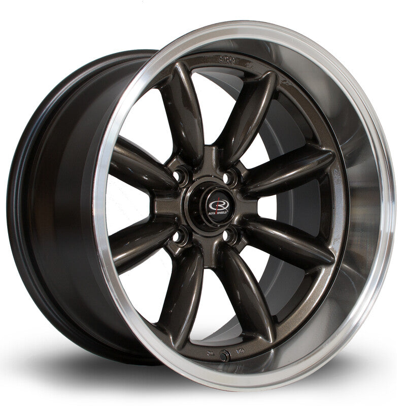 Carica immagine in Galleria Viewer, Cerchio Rota RB-X 9,5x17 4x114.3 ET-19 - Gunmetal