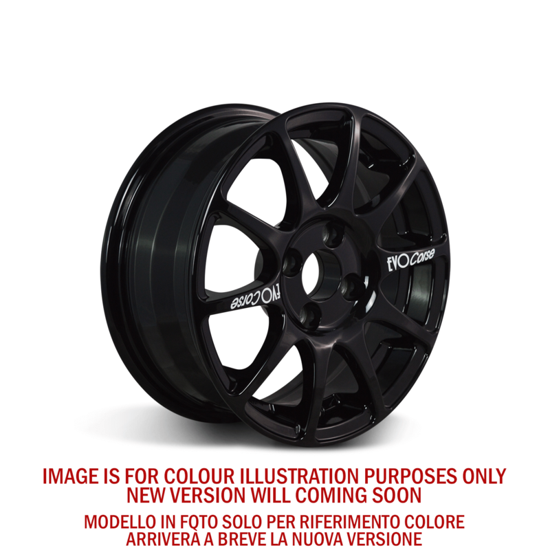 Carica immagine in Galleria Viewer, Cerchio Evo Corse Sport 6x14 4x110 ET16 - Nero lucido