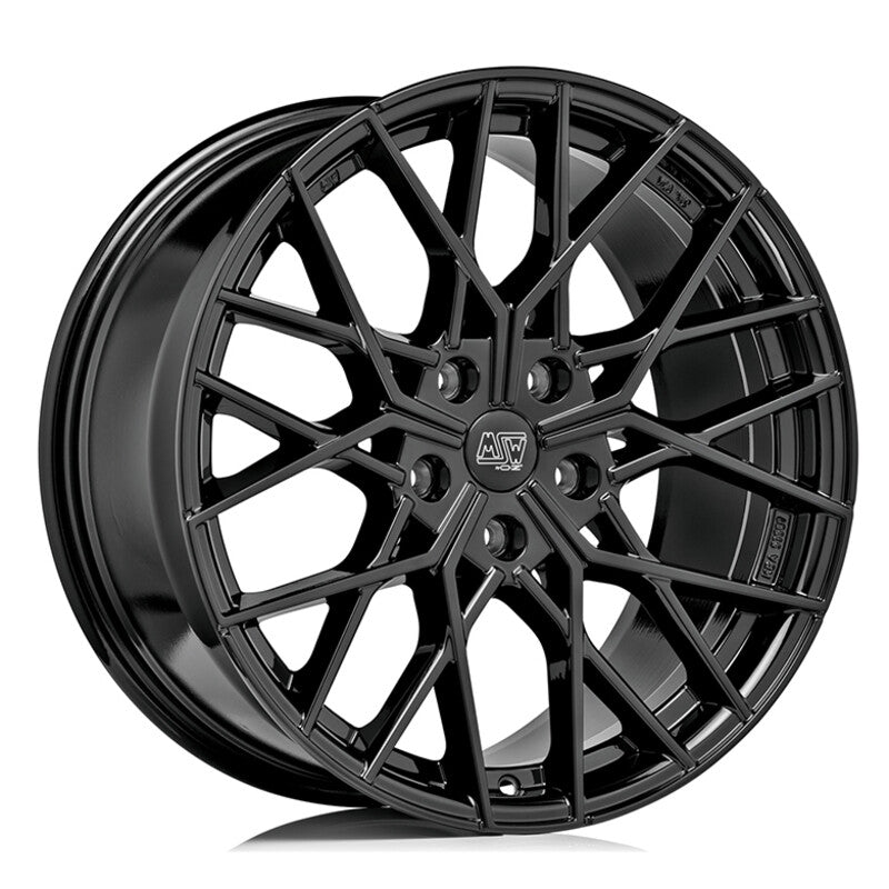 Carica immagine in Galleria Viewer, Cerchio MSW 74 8x19 5x120 ET45 - Nero lucido