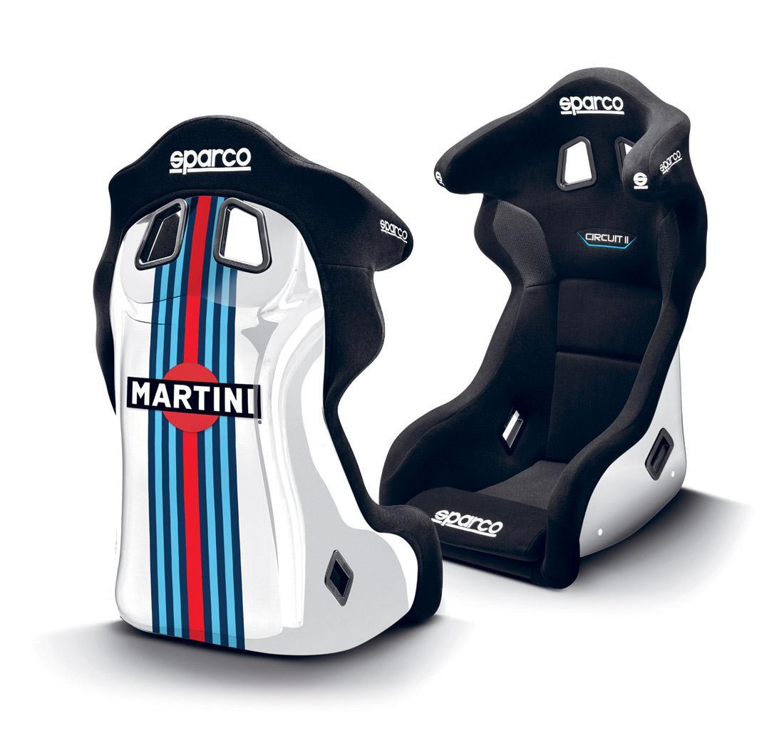 Sedile SPARCO CIRCUIT II - MARTINI RACING – Top Racing Point