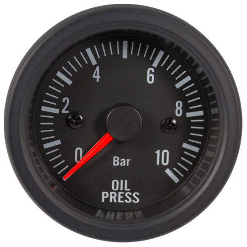 Manometro pressione olio funzionamento tradizionale ( non elettronico) 60  lb – guscio acciaio e lancetta rossa