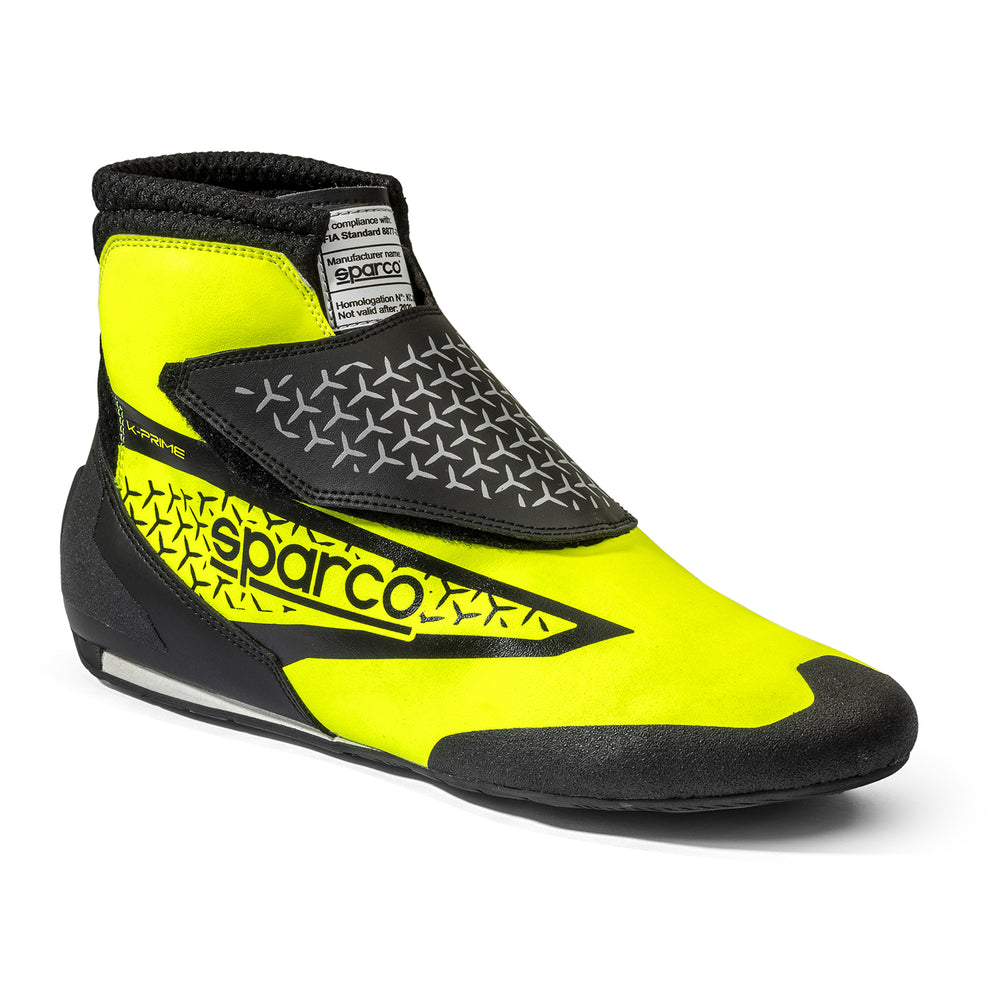 Scarpe Kart Bambino Sparco K-Prime Giallo / Nero (FIA 8877-2022)