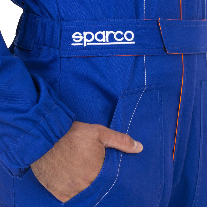 Carica immagine in Galleria Viewer, Tuta da Meccanico Sparco MS-4 - Blu
