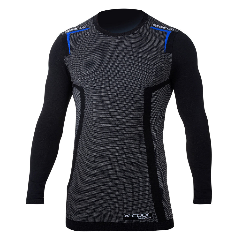 Maglia Kart Sparco K-Carbon Maniche Lunghe - Nero / Blu