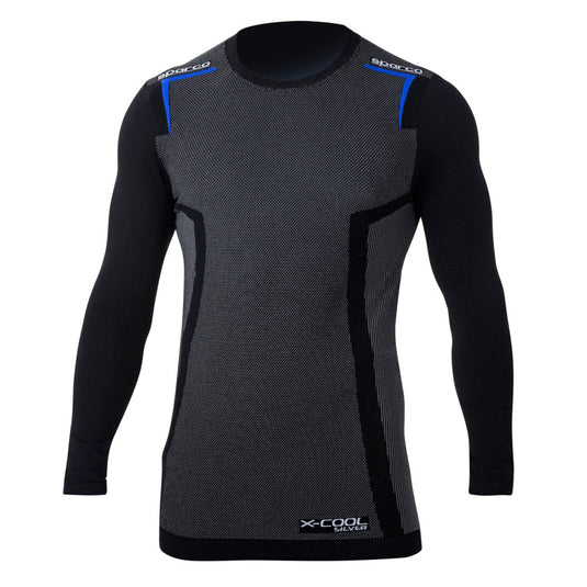 Maglia Kart Sparco K-Carbon Maniche Lunghe - Nero / Blu